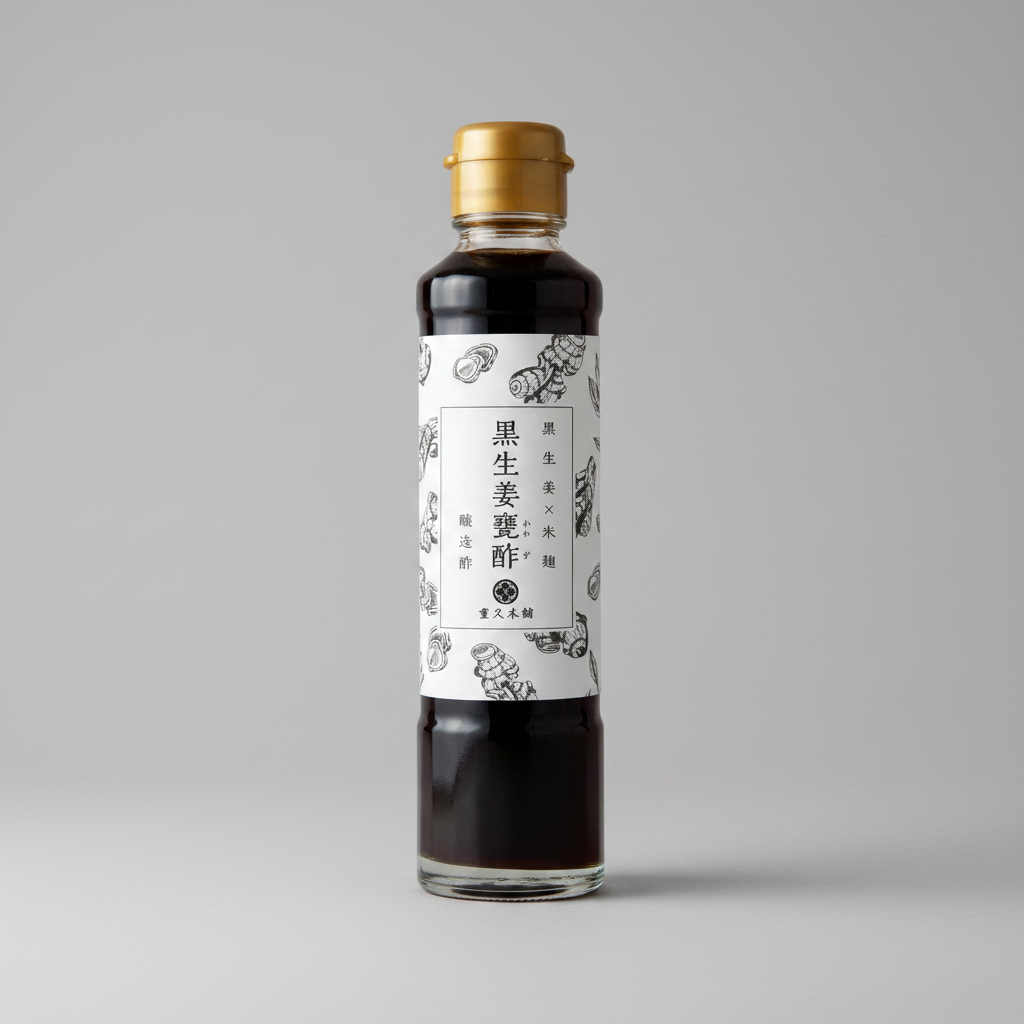 重久盛一酢醸造場さんの黒生姜甕酢