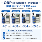 還元水素水酸化還元電位測定結果